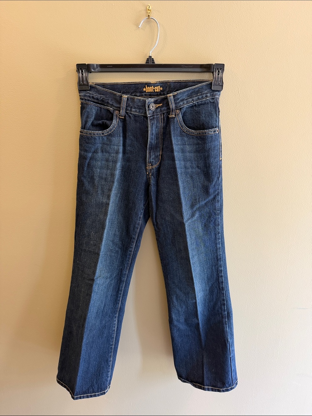 Old Navy Boys Dark Blue Straight-Leg Jeans